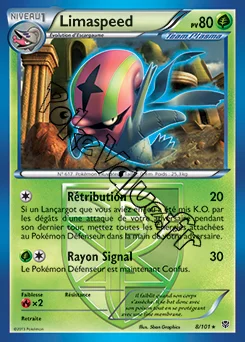 Carte Pokémon Limaspeed  n°8 de la série Explosion Plasma