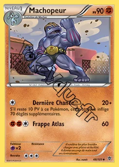 Carte Pokémon Machopeur n°48 de la série Explosion Plasma