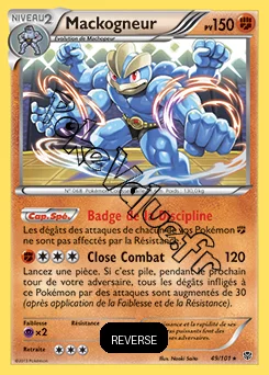 Carte Pokémon Mackogneur Reverse n°49 de la série Explosion Plasma