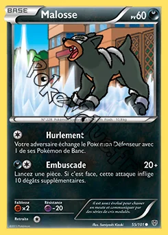 Carte Pokémon Malosse n°55 de la série Explosion Plasma