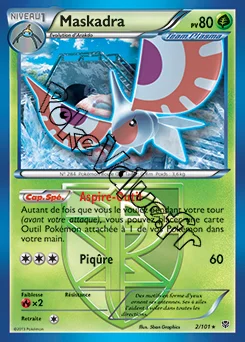 Carte Pokémon Maskadra n°2 de la série Explosion Plasma