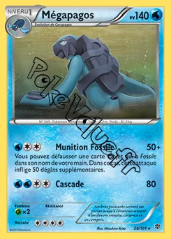 Carte Pokémon Mégapagos n°28 de la série Explosion Plasma