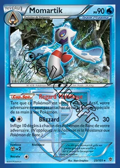 Carte Pokémon Momartik n°23 de la série Explosion Plasma