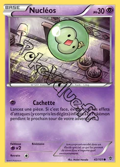 Carte Pokémon Nucléos n°42 de la série Explosion Plasma
