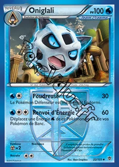 Carte Pokémon Oniglali n°22 de la série Explosion Plasma