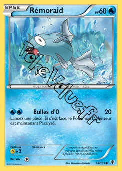 Carte Pokémon Rémoraid n°18 de la série Explosion Plasma