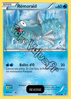 Carte Pokémon Rémoraid Reverse n°18 de la série Explosion Plasma