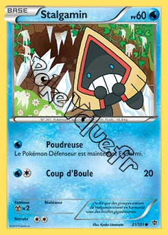 Carte Pokémon Stalgamin n°21 de la série Explosion Plasma