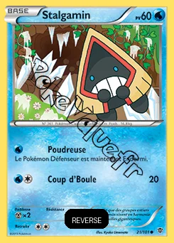 Carte Pokémon Stalgamin Reverse n°21 de la série Explosion Plasma