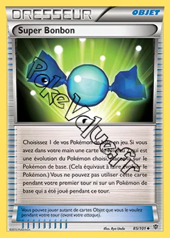 Carte Pokémon Super Bonbon n°85 de la série Explosion Plasma