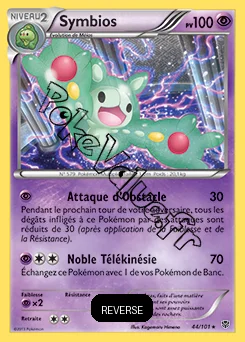Carte Pokémon Symbios Reverse n°44 de la série Explosion Plasma