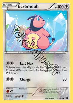 Carte Pokémon Écrémeuh n°93 de la série Glaciation Plasma