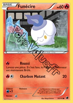 Carte Pokémon Funécire n°14 de la série Glaciation Plasma
