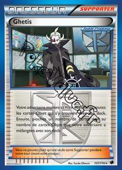 Carte Pokémon Ghetis n°101 de la série Glaciation Plasma