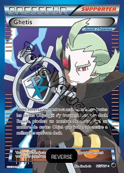 Carte Pokémon Ghetis Reverse n°115 de la série Glaciation Plasma