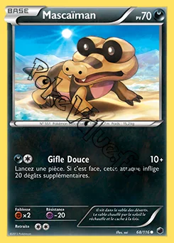 Carte Pokémon Mascaïman n°68 de la série Glaciation Plasma