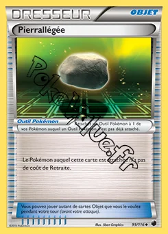 Carte Pokémon Pierrallégée n°99 de la série Glaciation Plasma