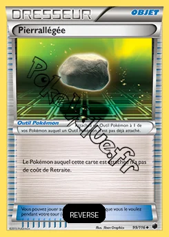 Carte Pokémon Pierrallégée Reverse n°99 de la série Glaciation Plasma