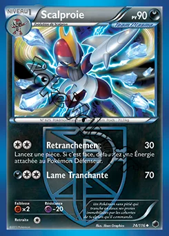 Carte Pokémon Scalproie n°74 de la série Glaciation Plasma