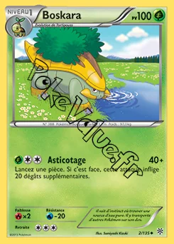 Carte Pokémon Boskara n°2 de la série Tempête Plasma
