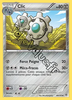 Carte Pokémon Clic n°89 de la série Tempête Plasma