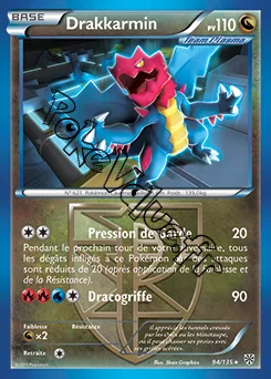 Carte Pokémon Drakkarmin n°94 de la série Tempête Plasma