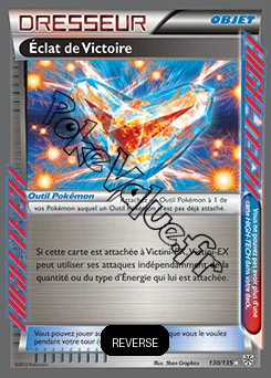 Carte Pokémon Éclat de Victoire Reverse n°130 de la série Tempête Plasma