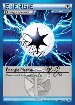 Carte Pokémon Énergie Plasma n°127 de la série Tempête Plasma