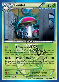 Carte Pokémon Gaulet n°13 de la série Tempête Plasma
