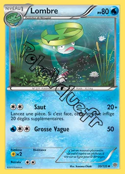 Carte Pokémon Lombre  n°30 de la série Tempête Plasma