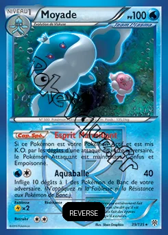 Carte Pokémon Moyade Reverse n°39 de la série Tempête Plasma