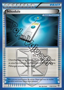 Carte Pokémon Nikodule n°119 de la série Tempête Plasma