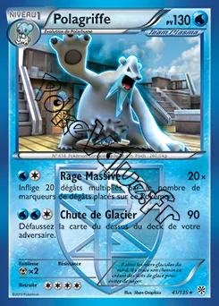 Carte Pokémon Polagriffe n°41 de la série Tempête Plasma