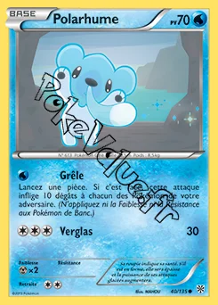 Carte Pokémon Polarhume n°40 de la série Tempête Plasma