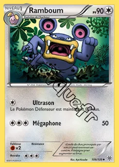 Carte Pokémon Ramboum n°106 de la série Tempête Plasma