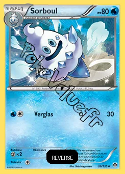 Carte Pokémon Sorboul Reverse n°36 de la série Tempête Plasma