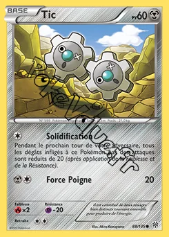 Carte Pokémon Tic n°88 de la série Tempête Plasma