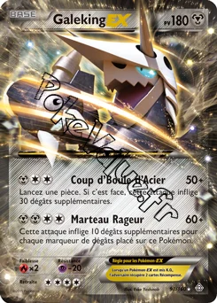 Carte Pokémon Aggron EX  n°93 de la série Primo Choc