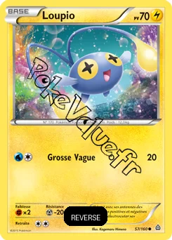 Carte Pokémon Chinchou  Reverse n°57 de la série Primo Choc