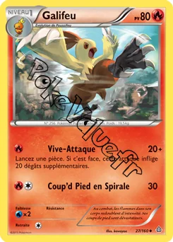 Carte Pokémon Combusken  n°27 de la série Primo Choc