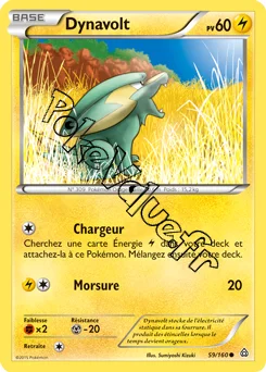 Carte Pokémon Electrike  n°59 de la série Primo Choc