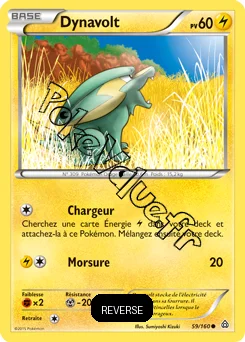 Carte Pokémon Electrike  Reverse n°59 de la série Primo Choc