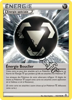 Carte Pokémon Énergie Bouclier n°143 de la série Primo Choc
