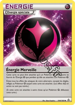 Carte Pokémon Énergie Merveille n°144 de la série Primo Choc
