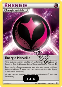 Carte Pokémon Énergie Merveille Reverse n°144 de la série Primo Choc