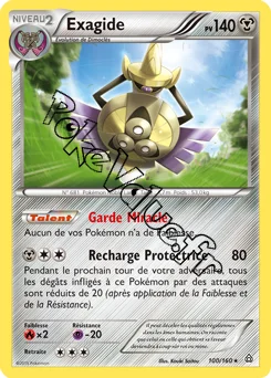 Carte Pokémon Exagide  n°100 de la série Primo Choc