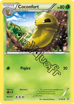 Carte Pokémon Kakuna  n°2 de la série Primo Choc