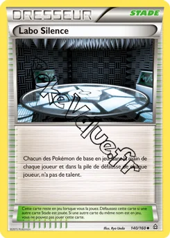 Carte Pokémon Labo Silence n°140 de la série Primo Choc
