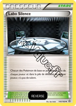 Carte Pokémon Labo Silence Reverse n°140 de la série Primo Choc