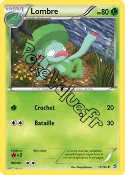 Carte Pokémon Lombre  n°11 de la série Primo Choc